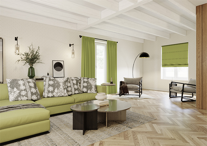 Nova, Lime - Made to Measure Curtains - Image 7